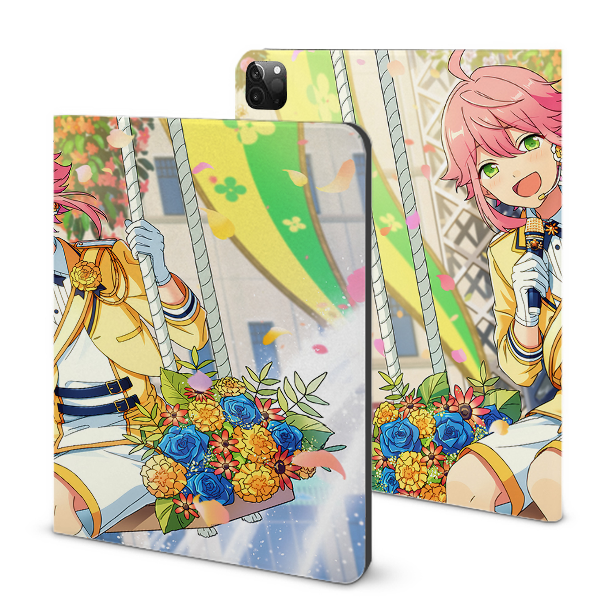 （画像用） あんさんぶるスターズ! Ensemble Stars IPadケース ペンホルダー付き ブックスタイルデザイン